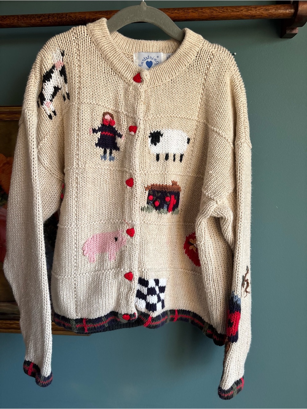 90s FarmCore Hartstrings Sweater